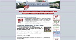 Desktop Screenshot of councilbluffsrentals.com